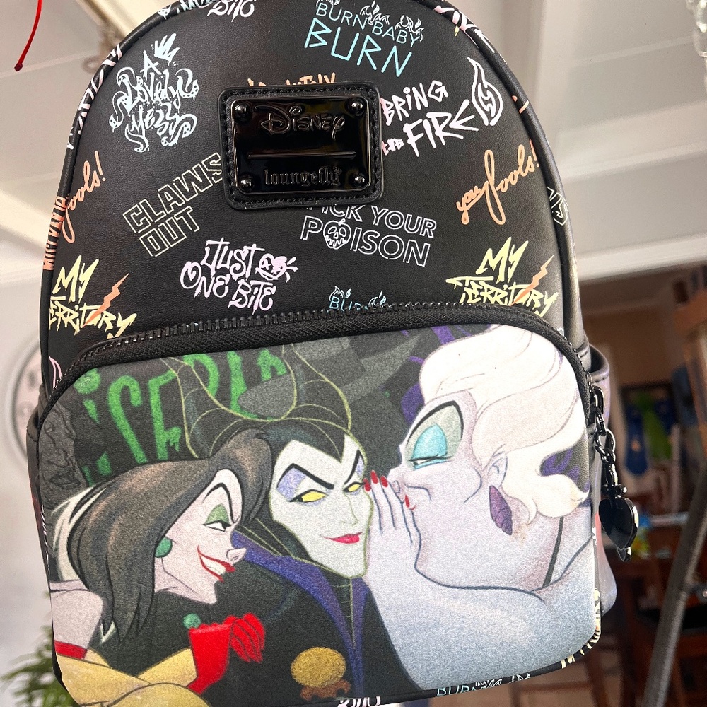Brand New LOUNGEFLY Villains Backpack
